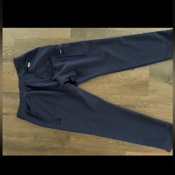 Navy yola skinny scrub pants - Picture 2 of 3